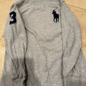 Polo Ralph Lauren boys Gray Long Sleeve Shirt - boys size 5